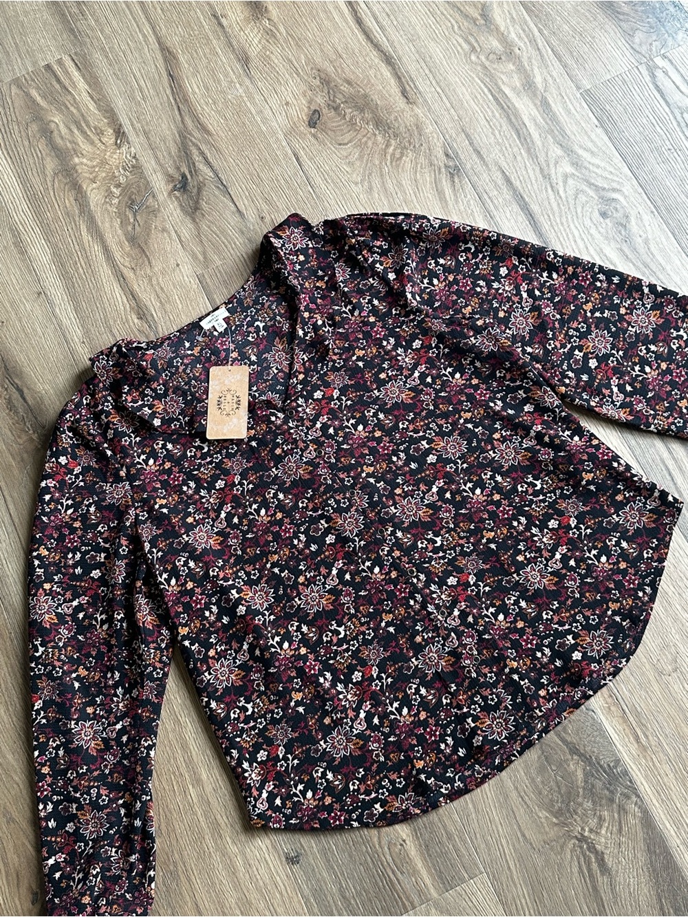 Mason & Belle Floral Long-Sleeve Top